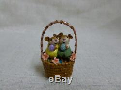 Wee Forest Folk Cozy Easter Couple Easter Edition M-523 Retired