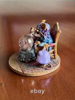 Wee Forest Folk Crystal Clear M-2000 Millennium Fortune Teller Retired withbox