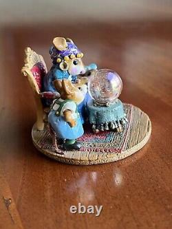 Wee Forest Folk Crystal Clear M-2000 Millennium Fortune Teller Retired withbox