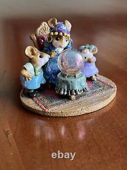 Wee Forest Folk Crystal Clear M-2000 Millennium Fortune Teller Retired withbox