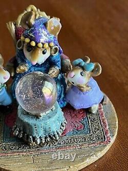 Wee Forest Folk Crystal Clear M-2000 Millennium Fortune Teller Retired withbox