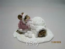 Wee Forest Folk Crystal's Ice Palace Pink Retired WFF Box