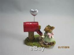 Wee Forest Folk Cupid's Special Delivery Retired Valentine New in WFF Box