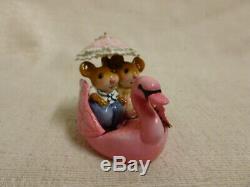 Wee Forest Folk Dreamboat Limited Edition M-475a Mouse Valentines Heart Retired