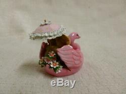 Wee Forest Folk Dreamboat Limited Edition M-475a Mouse Valentines Heart Retired