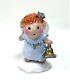 Wee Forest Folk EV-1 Angel with Bell Blue Special (Retired)