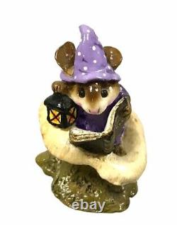 Wee Forest Folk Elf Tales M-163 PURPLE RETIRED With Box RARE