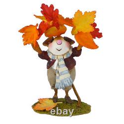 Wee Forest Folk FALL FLING, WFF# M-493, Fall Autumn Mouse, Retired