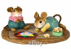 Wee Forest Folk GAME NIGHT! , WFF# M-611, Chinese Checkers Mouse, Retired