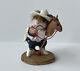 Wee Forest Folk Giddyup! Special Edition M-312 Mouse Horse Cowboy Retired