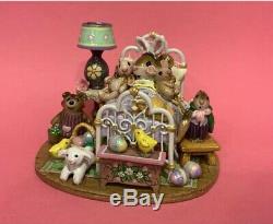 Wee Forest Folk Happiest Easter 2018 Ltd Edition Bed New WFF = RETIRED