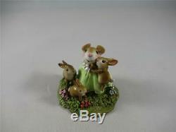 Wee Forest Folk Honey Bunnies Retired Easter Mouse New in Box