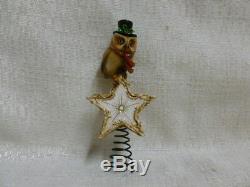 Wee Forest Folk Hooting Star Tree Topper Christmas Edition CO-7 Retired