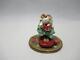 Wee Forest Folk Hot Cocoa Christmas Limited Edition Retired 2002 Cute WFF