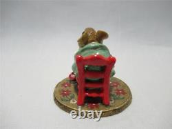 Wee Forest Folk Hot Cocoa Christmas Limited Edition Retired 2002 Cute WFF