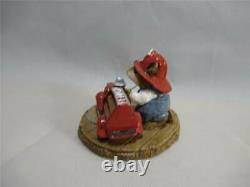 Wee Forest Folk Little Fire Chief Retired Vintage WFF in WFF Box