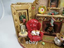 Wee Forest Folk Ltd Ed 2014 Home at Christmas Retired Super Special WFF