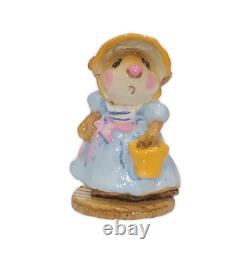 Wee Forest Folk M-012m Mini May Belle Mouse Annette's 100th (Retired Special)