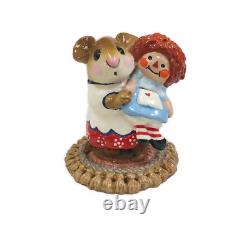 Wee Forest Folk M-070 Me & Raggedy Ann White Special (RETIRED)
