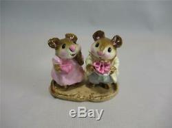 Wee Forest Folk M-079 Sweethearts from 1982 Retired in Older Style WFF Box