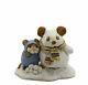 Wee Forest Folk M-084 Snowmouse & Friend Blue (RETIRED)