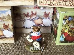 Wee Forest Folk M-101 Mousey's Tricycle Blue (Retired)