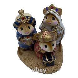 Wee Forest Folk M-121 Pageant Wisemen Christmas Mice Not Separated 1985 Retired