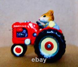 Wee Forest Folk M-133 Field Mouse Red 1985 to 2007 (RETIRED)
