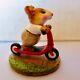 Wee Forest Folk M-152 Scooter Mouse Red scooter, tan pants/white shirt (RETIRED)