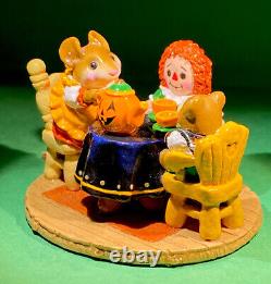 Wee Forest Folk M-177 TEA FOR THREE. Limited Edition/Retired. Free Shipping