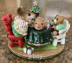 Wee Forest Folk M-177c Tea for Three Christmas (Retired)