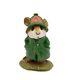 Wee Forest Folk M-180 April Showers Green with Rose Special (RETIRED)
