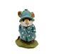 Wee Forest Folk M-180 April Showers Teal with Dots Special (RETIRED)