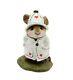 Wee Forest Folk M-180 April Showers White with Hearts Special (RETIRED)