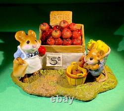 Wee Forest Folk M-187 ADAM'S APPLES. Retired 2011. Fast Free Shipping