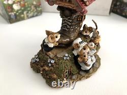 Wee Forest Folk M-189? LITTLE MICE WHO LIVED IN A SHOE? Retired PRISTINE