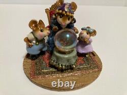 Wee Forest Folk M-2000 Millennium Crystal Clear Mouse Retired