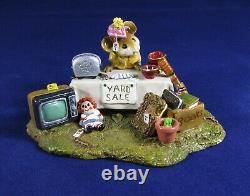 Wee Forest Folk M-202 The Yard Sale 1994 Donna Peterson RETIRED