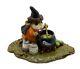 Wee Forest Folk M-215 Something's Brewing Orange with Ghost (RETIRED)