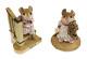 Wee Forest Folk M-217/8 Early Riser & Bunny Slippers Set Special (RETIRED)
