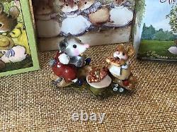 Wee Forest Folk M-244 Possum's Pizza Party Red (Retired)