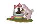 Wee Forest Folk M-251 Bunny in a Basket Pink (RETIRED)