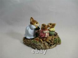 Wee Forest Folk M-268 Country Classroom Original Color Retired WFF Box