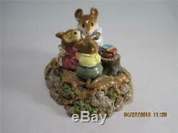 Wee Forest Folk M-268 Country Classroom Original Color Retired WFF Box