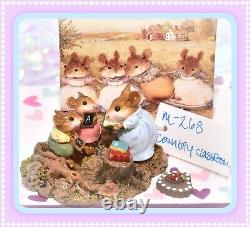 Wee Forest Folk M-268 Country Classroom Retired Teacher Students Mouse WFF