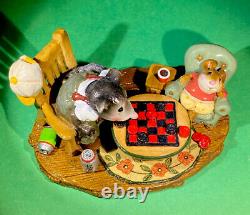 Wee Forest Folk M-273 CHECKER CHUMS, Retired 2013, Fast Free Shipping