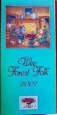 Wee Forest Folk M-273 Checker Chums Introduced 2001/retired Signed