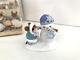 Wee Forest Folk M-275a CRYSTAL & SNOWMAN, Retired NEW in Box