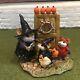 Wee Forest Folk M-280a WELCOME TRICK OR TREATERS Limited Edition & Retired +Box