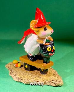 Wee Forest Folk M-296 SCOOTIN' WITH THE LOOT. Retired 2016. Fast Free Shipping